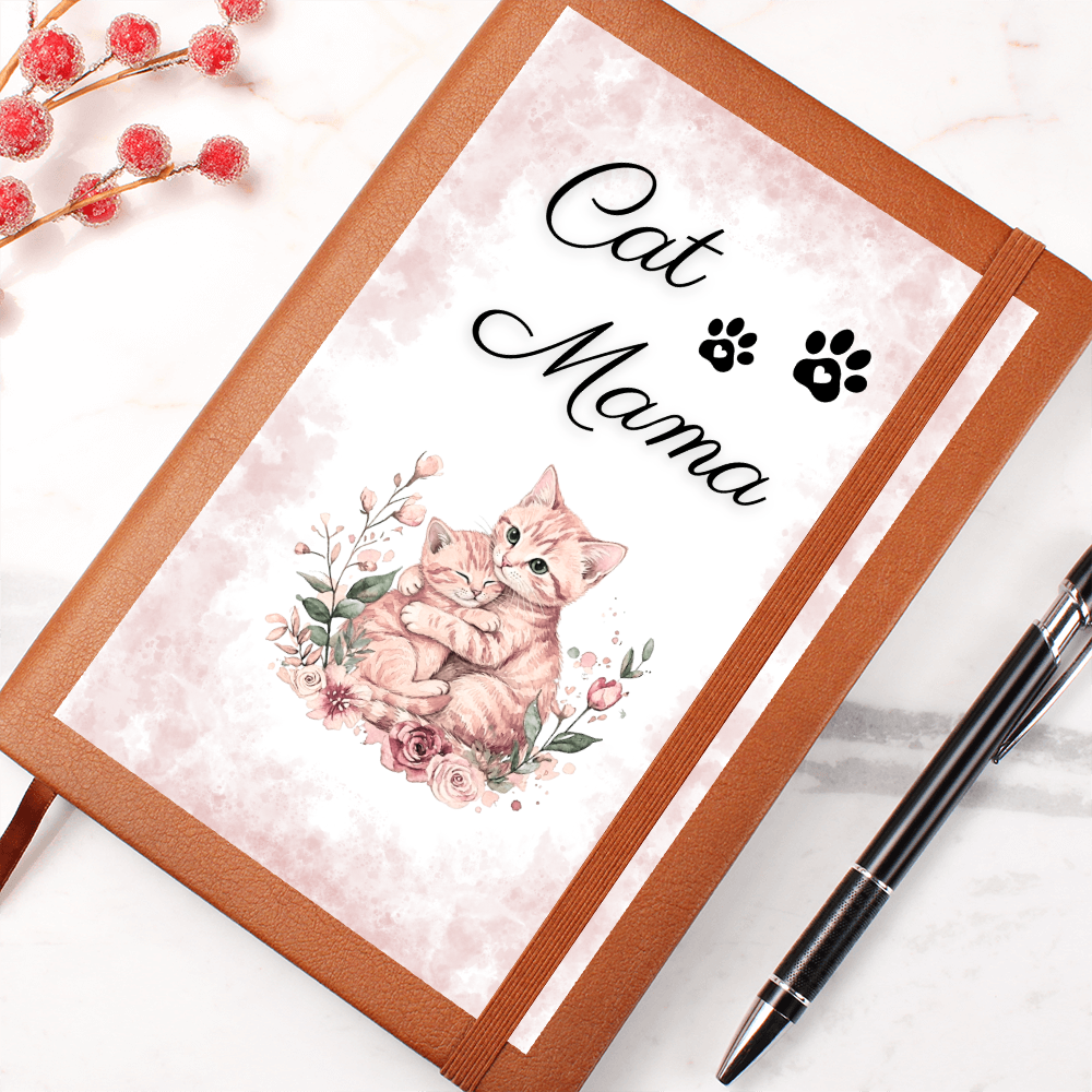 Gift Journal with Personalized Note for Cat Moms