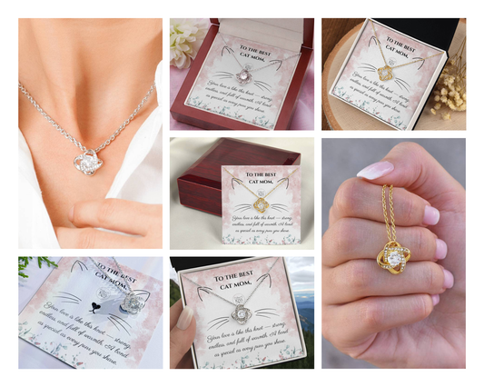 Love Knot Necklace for Cat Moms: Purr-fect Meaning and Gift Ideas