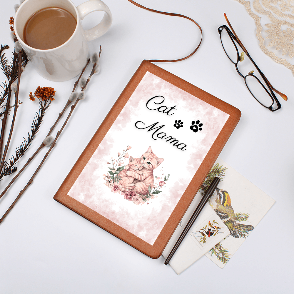 Gift Journal with Personalized Note for Cat Moms