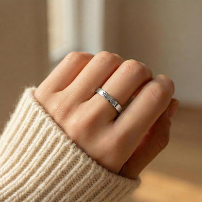 Engraved Women’s Ring – A Little Extra Love for Cat Moms