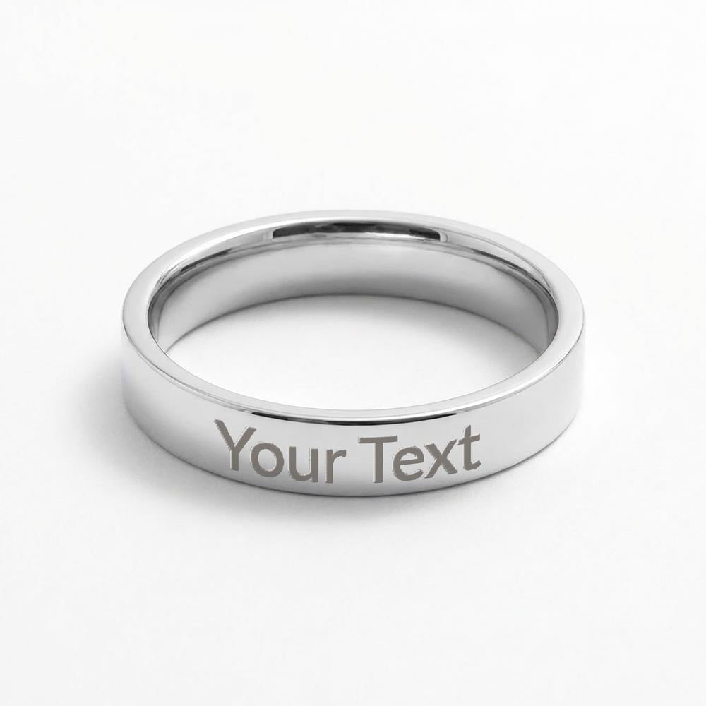 Engraved Women’s Ring – A Little Extra Love for Cat Moms