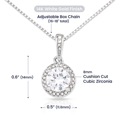 To My Wife – Always Yours Eternal Hope Necklace | Mother's Day Gift for Cat Moms
