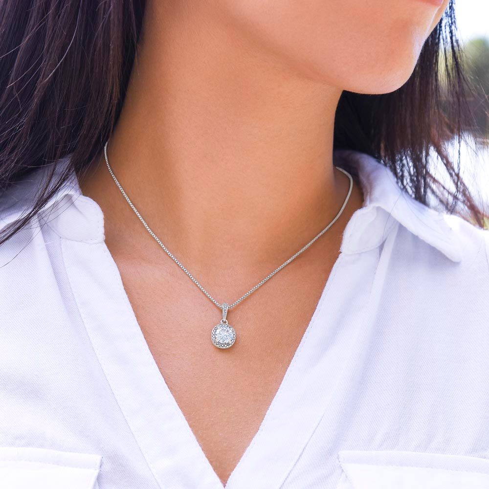 To My Wife – Always Yours Eternal Hope Necklace | Mother's Day Gift for Cat Moms