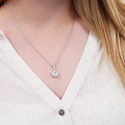 To My Daughter Eternal Hope Necklace | Cat Lover Daughter Gift