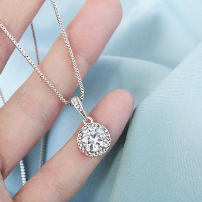To My Daughter – Forever Proud Eternal Hope Necklace | Mother's Day Gift for Cat Lovers