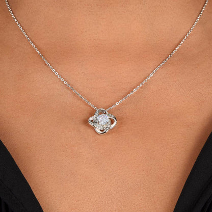 To My Wife – Always Yours Love Knot Necklace | Mother's Day Gift for Cat Moms