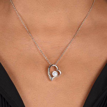 To My Daughter Forever Love Necklace – Cat Lover Daughter Gift