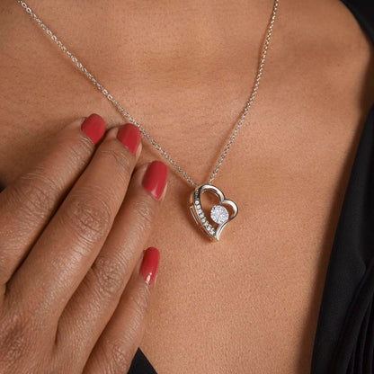 To My Wife – Always Yours Forever Love Necklace | Mother's Day Gift for Cat Moms